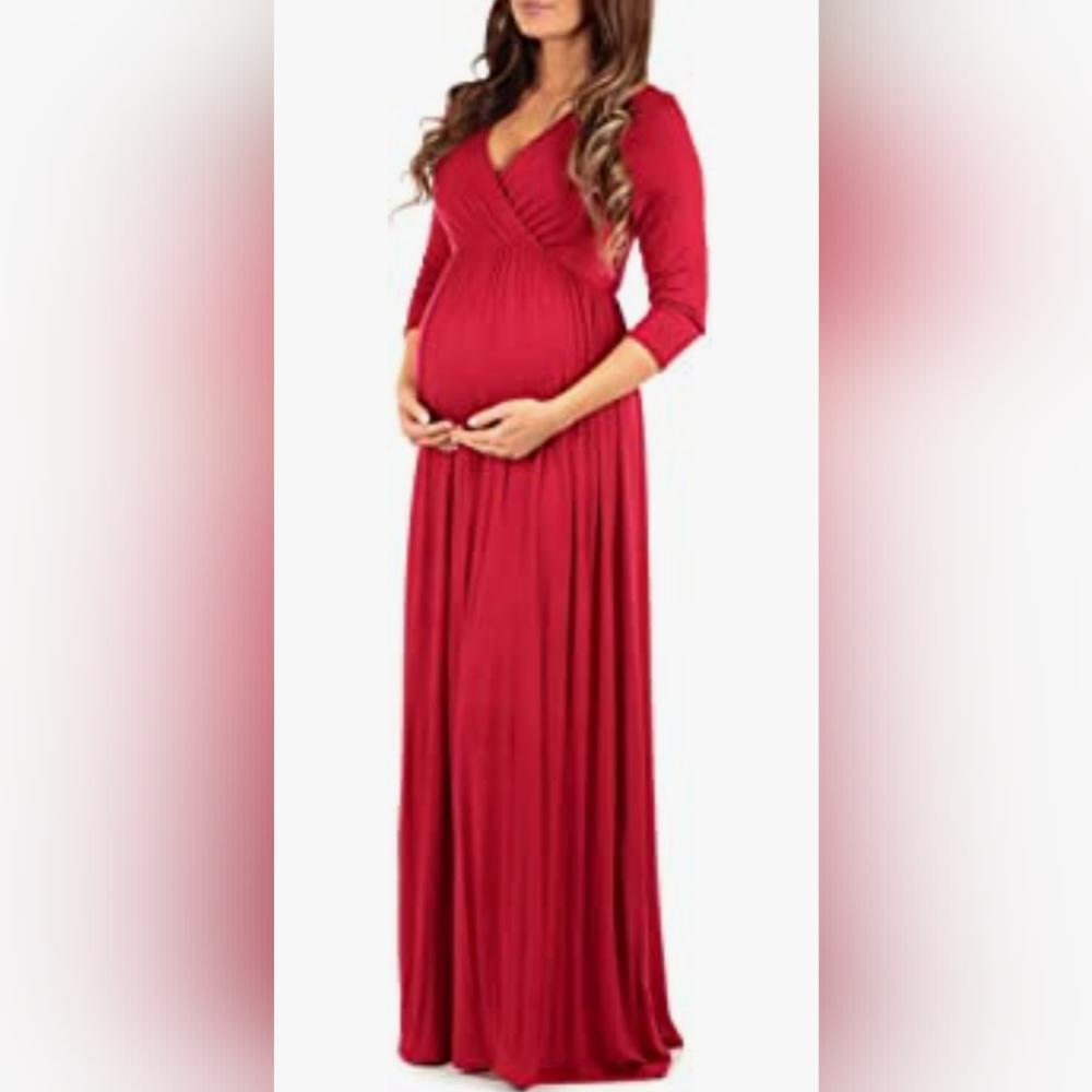 Mother Bee Maternity, Size L, Red